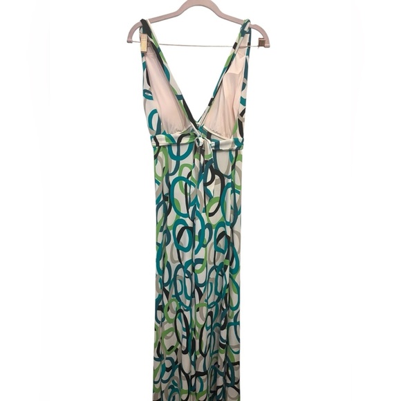 Elegant Multicolor Beachwear  Patterned Maxi Dress - Picture 2 of 5